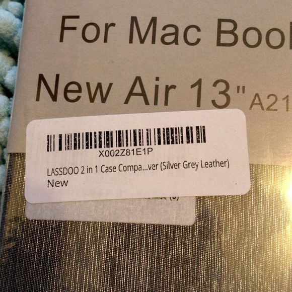 New Mac Book Air 13" Case Silver Fits A2179 - Picture 3 of 7